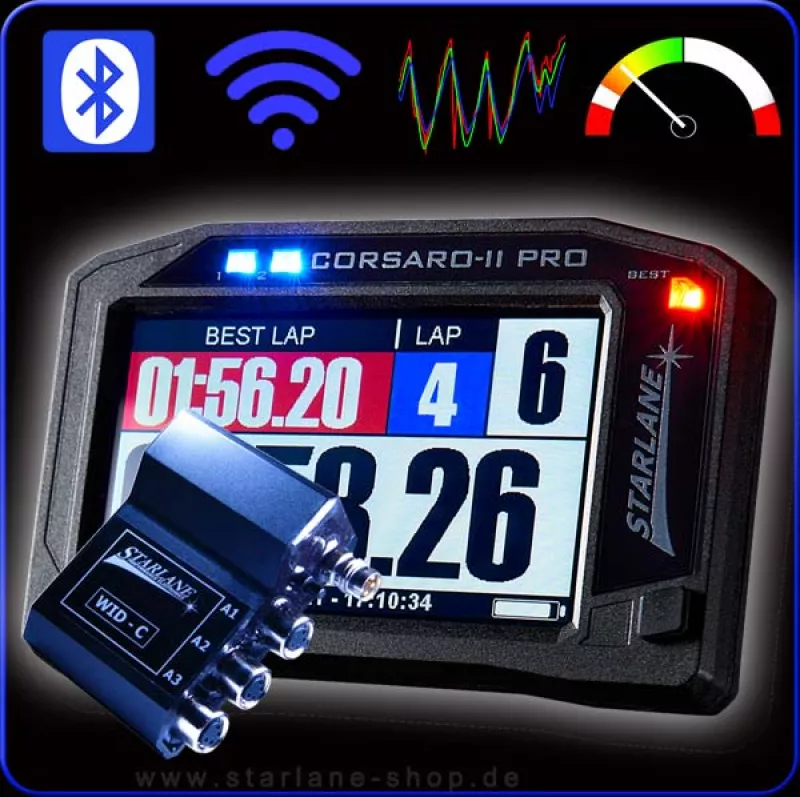 GPS Laptimer Corsaro-V2.1 PRO-DL, inkl. Datenlogger